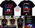 18 Mai Haiti Flag T-Shirt 🇭🇹